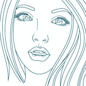 Раскраска Лица Раскраска Лица
