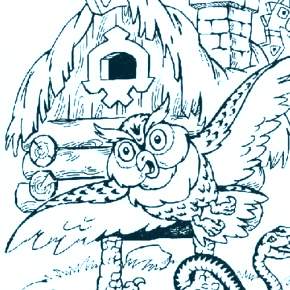 Раскраска Баба Яга