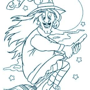 Раскраска Баба Яга