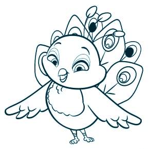 Раскраска Птицы Раскраска Птицы