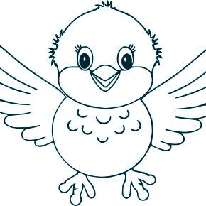 Раскраска Птицы Раскраска Птицы