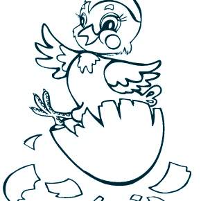 Раскраска Птицы Раскраска Птицы