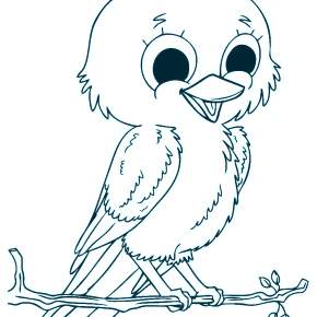 Раскраска Птицы Раскраска Птицы