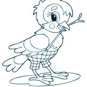 Раскраска Птицы Раскраска Птицы