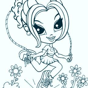 Раскраска Чиби Раскраска Чиби