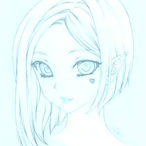 Раскраска Чиби Раскраска Чиби