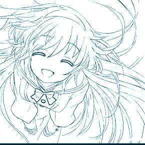 Раскраска Чиби Раскраска Чиби