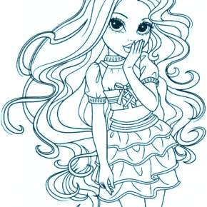 Раскраска Чиби Раскраска Чиби