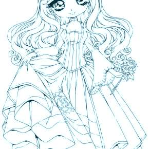 Раскраска Чиби Раскраска Чиби