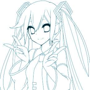 Раскраска Чиби Раскраска Чиби