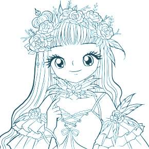 Раскраска Чиби Раскраска Чиби