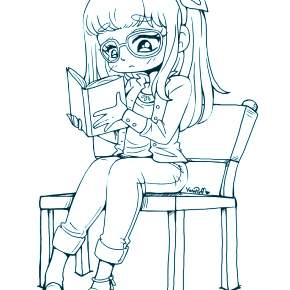 Раскраска Чиби Раскраска Чиби