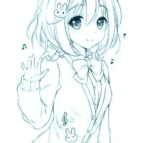 Раскраска Чиби Раскраска Чиби