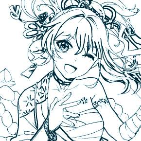 Раскраска Чиби Раскраска Чиби