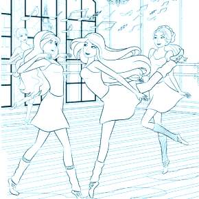 Раскраска Балерина Раскраска Балерина