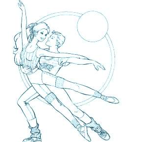 Раскраска Балерина Раскраска Балерина