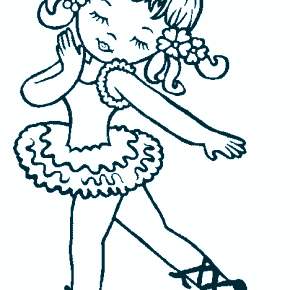Раскраска Балерина Раскраска Балерина