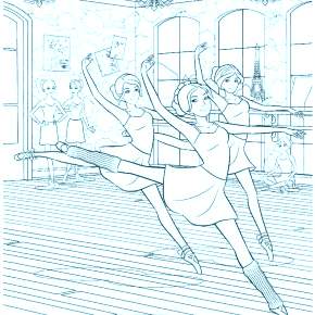 Раскраска Балерина Раскраска Балерина