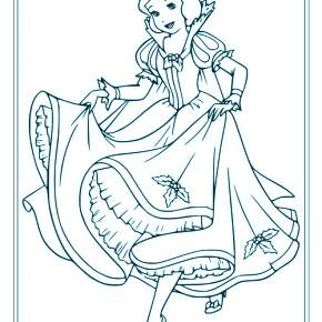 Раскраска Белоснежка