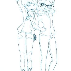 Раскраска Леди Баг и Супер Кот Раскраска Леди Баг и Супер Кот