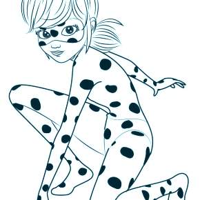 Раскраска Леди Баг и Супер Кот Раскраска Леди Баг и Супер Кот