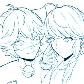 Раскраска Леди Баг и Супер Кот Раскраска Леди Баг и Супер Кот