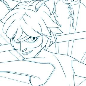 Раскраска Леди Баг и Супер Кот Раскраска Леди Баг и Супер Кот