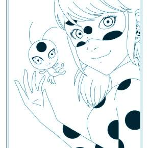 Раскраска Леди Баг и Супер Кот Раскраска Леди Баг и Супер Кот