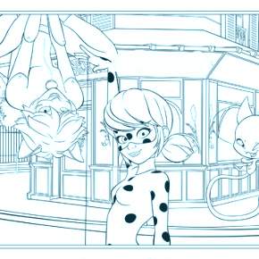 Раскраска Леди Баг и Супер Кот Раскраска Леди Баг и Супер Кот