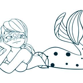 Раскраска Леди Баг и Супер Кот Раскраска Леди Баг и Супер Кот