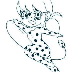 Раскраска Леди Баг и Супер Кот Раскраска Леди Баг и Супер Кот