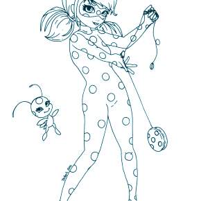 Раскраска Леди Баг и Супер Кот Раскраска Леди Баг и Супер Кот