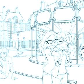 Раскраска Леди Баг и Супер Кот Раскраска Леди Баг и Супер Кот