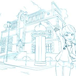 Раскраска Леди Баг и Супер Кот Раскраска Леди Баг и Супер Кот