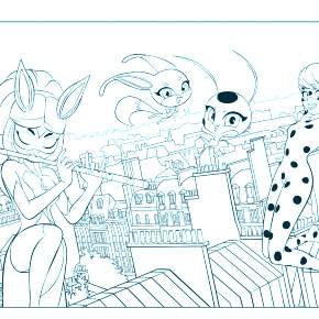 Раскраска Леди Баг и Супер Кот Раскраска Леди Баг и Супер Кот