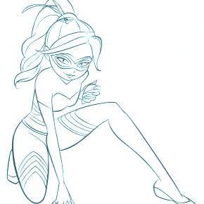 Раскраска Леди Баг и Супер Кот Раскраска Леди Баг и Супер Кот