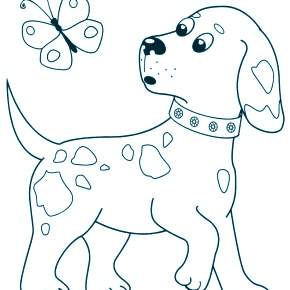 Раскраска Собаки