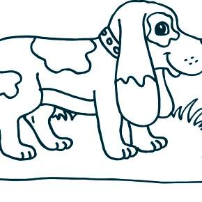 Раскраска Собаки