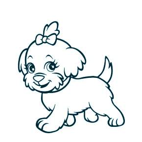 Раскраска Собаки