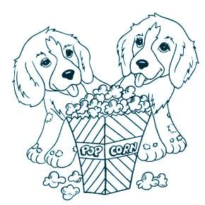 Раскраска Собаки