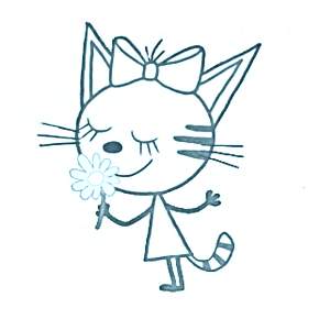 Раскраска Три кота