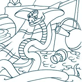 Раскраска Маугли