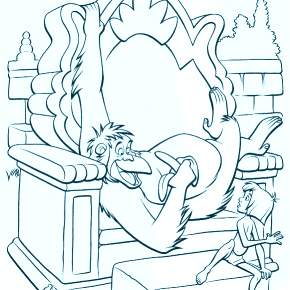 Раскраска Маугли