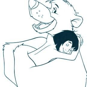 Раскраска Маугли