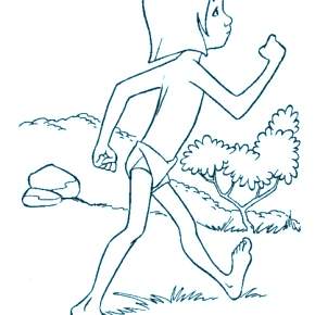 Раскраска Маугли