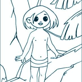 Раскраска Маугли