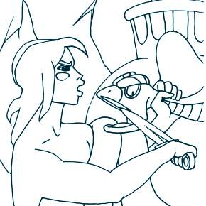 Раскраска Маугли