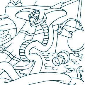 Раскраска Маугли