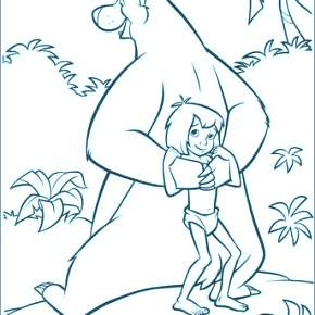Раскраска Маугли