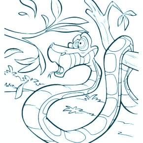 Раскраска Маугли